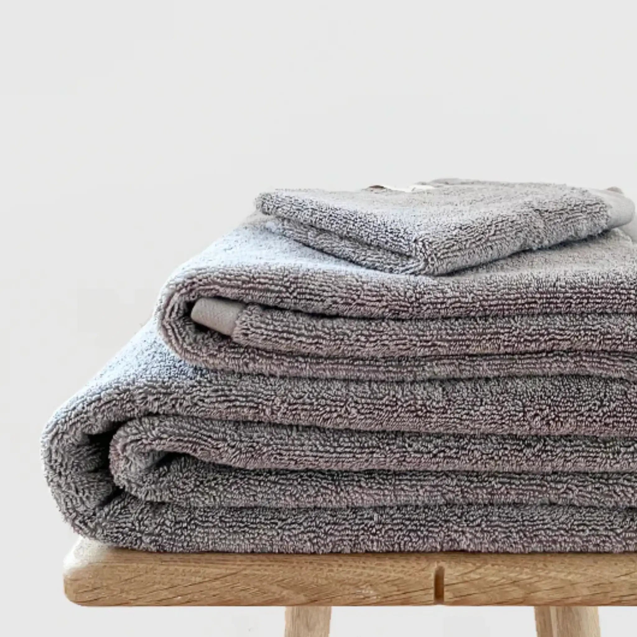 StayFresh Terry 100% cotton anti-odor antibacterial gray towels