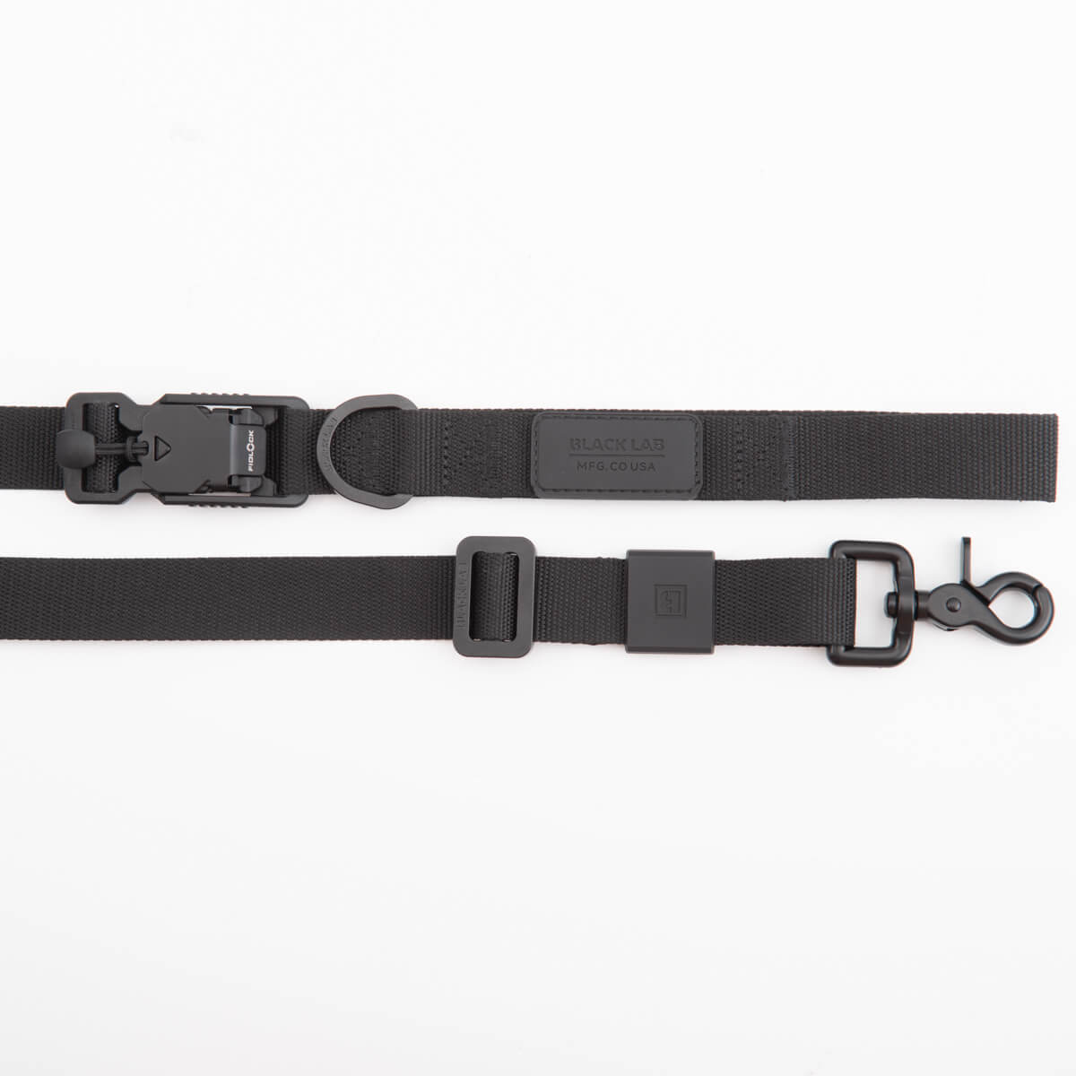 Black Lab Brands Hands-Free Dog Leash with Fidlock buckle