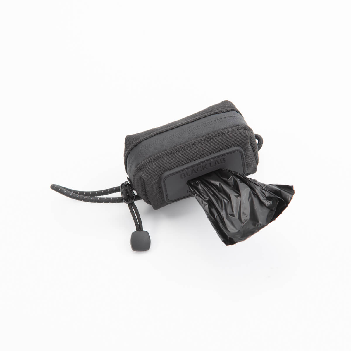 Black Lab Brands poop bag dispenser with poop bags