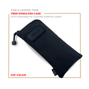 Black Lab Brands woven bungee dog leash carry bag