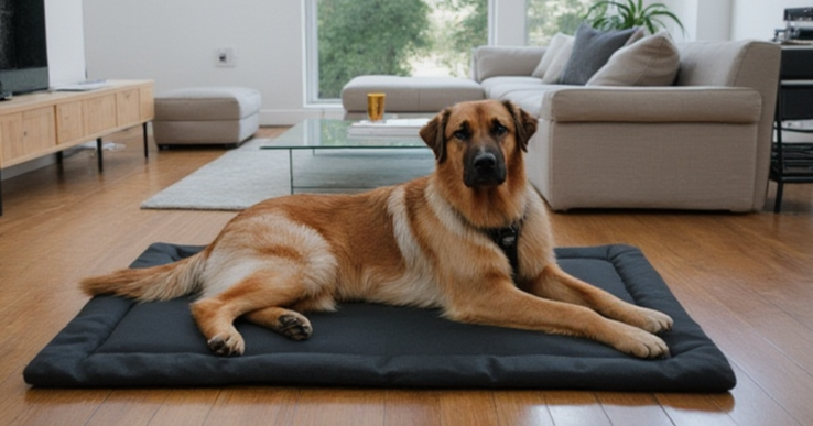 Image showcasing Durable Dog Crate Pads: The Perfect Solution for Every Pup – Black Lab