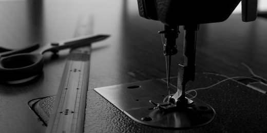 Durable sewing machine, scissors and ruler