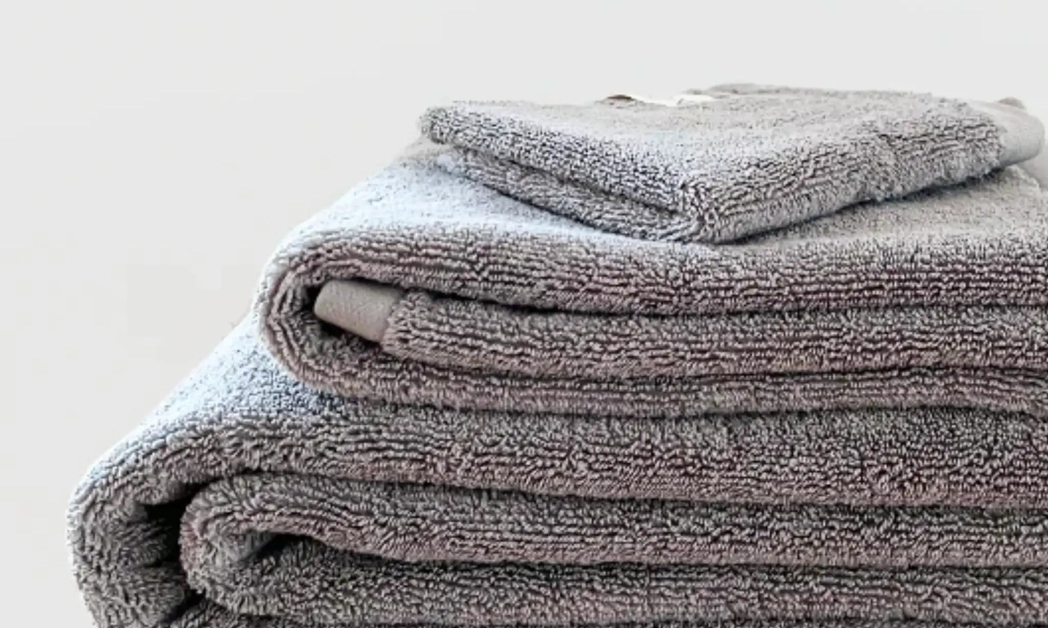 StayFresh Terry 100% cotton anti-odor antibacterial gray towels