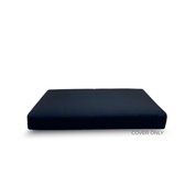 Black replaceable swappable dog bed cover only