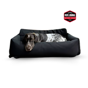 Venture Travel Car Dog bed being used by a dog