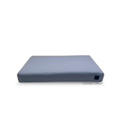 Slate gray microsuede  replaceable swappable easy to clean dog bed cover only