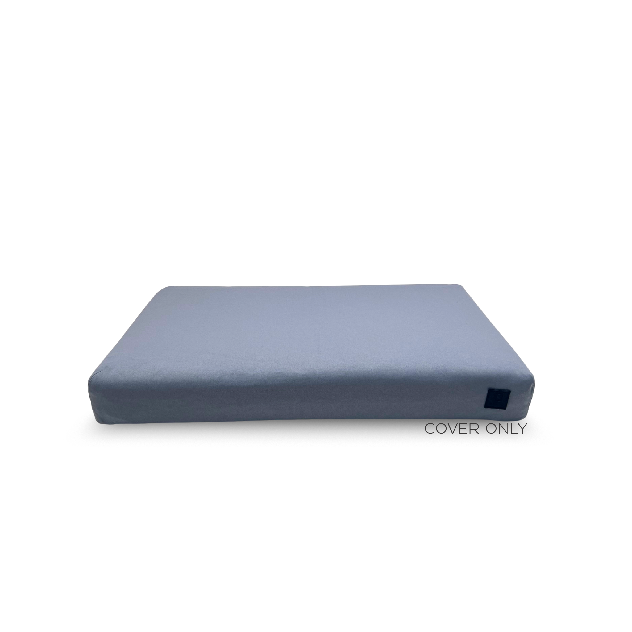 Slate gray microsuede  replaceable swappable easy to clean dog bed cover only