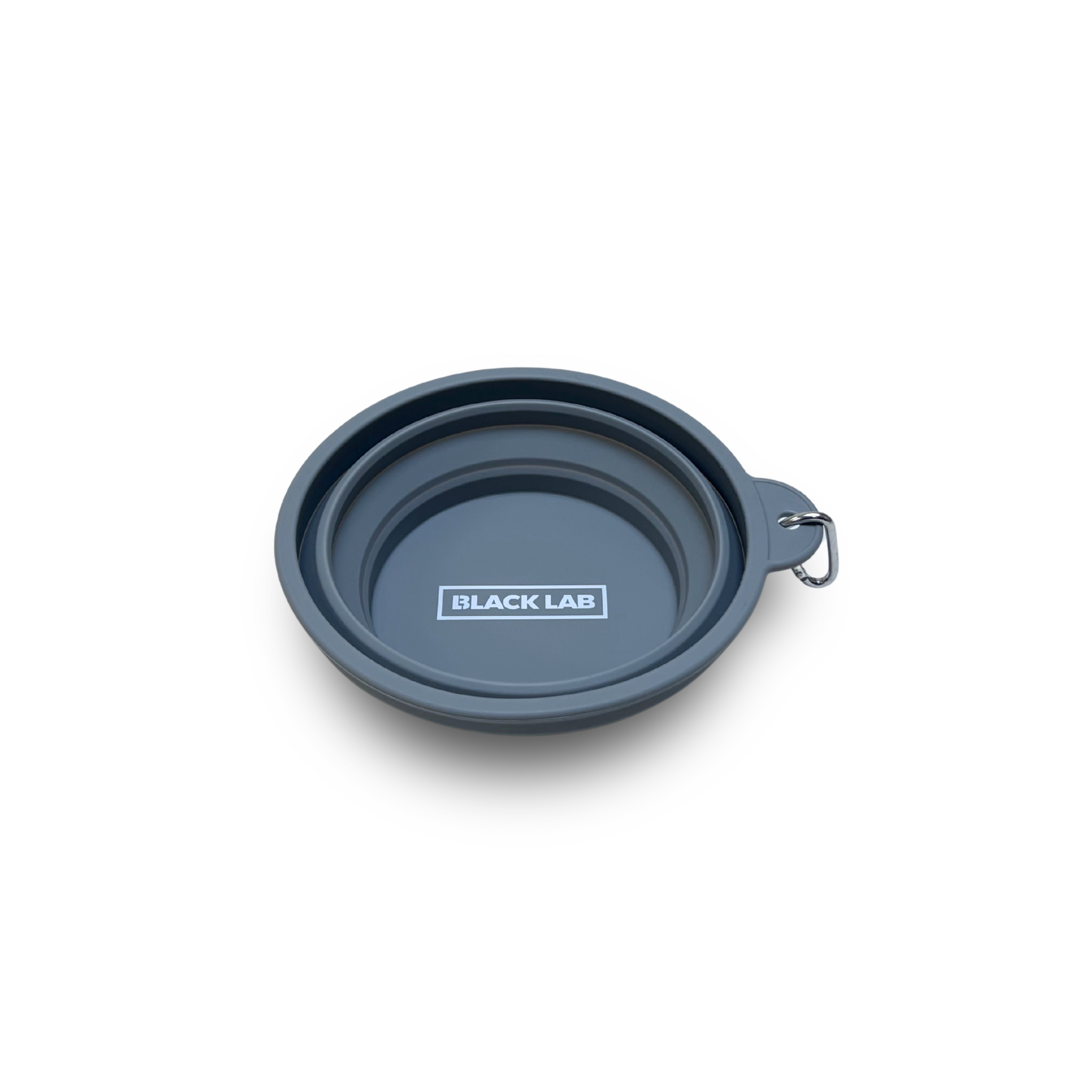 Collapsable Travel Dog Bowl half open