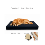 Build your dog bed waterproof fused core mattress with optional add-on tough removable washable covers